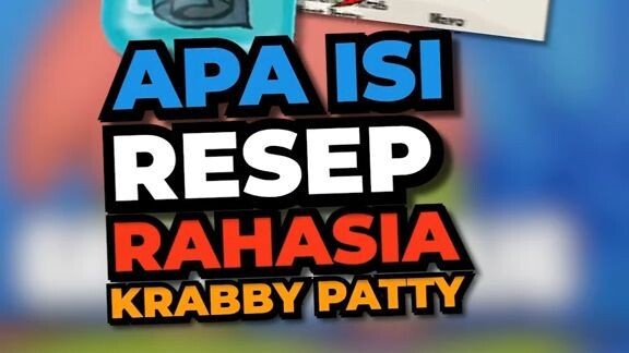 Apa Isi Resep Rahasia Krabby Patty ? 🤔