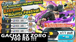 Gacha 700 RD For Extreme Zoro Onigashima | One Piece Bounty Rush