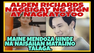 MAINE MENDOZA LUMALABAN NA DINA NAGPA'ISA | ALDEN ISANG SIGN NA NAGKATOTOO