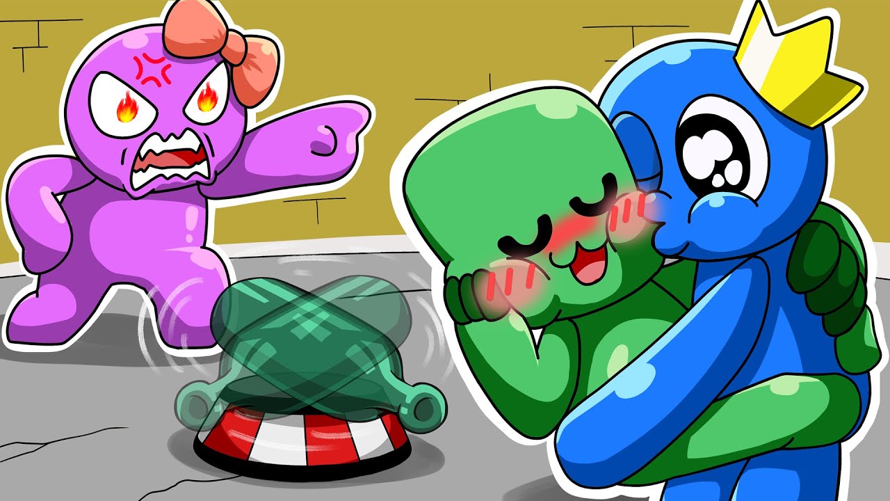 Rainbow Friends play Spin the Bottle - Red has to Twerk
