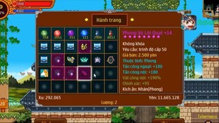 ►Ninja School Online►Đập Hộp 10 Rương Bạch Ngân Sever Katana Có Gì -