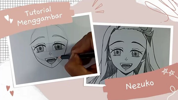 Tutorial Menggambar Nezuko-Demon Slayer