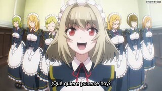 Ainz es vestido por las sirvientas