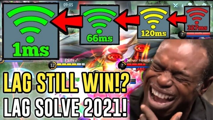 HOW TO FIX LAG IN MOBILE LEGENDS 2021 AND STILL WIN GAMES!? (Must Watch)