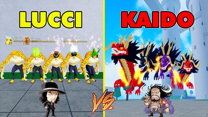 Mini Game - Cuộc Chiến Của Lucci vs Kaido ( Leopard vs Dragon ) Trong Blox Fruits
