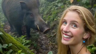 野猪vs老虎 谁更厉害？ #野猪 #动物科普