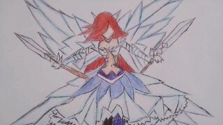 I try to drawing erza guys