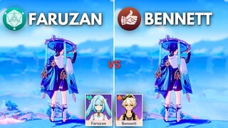 F2P Bennett vs Faruzan !! BEST Support for C0 WANDERER  ?? [ Genshin Impact ]