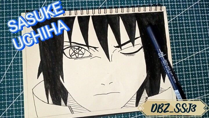 speed drawing SASUKE UCHIHA