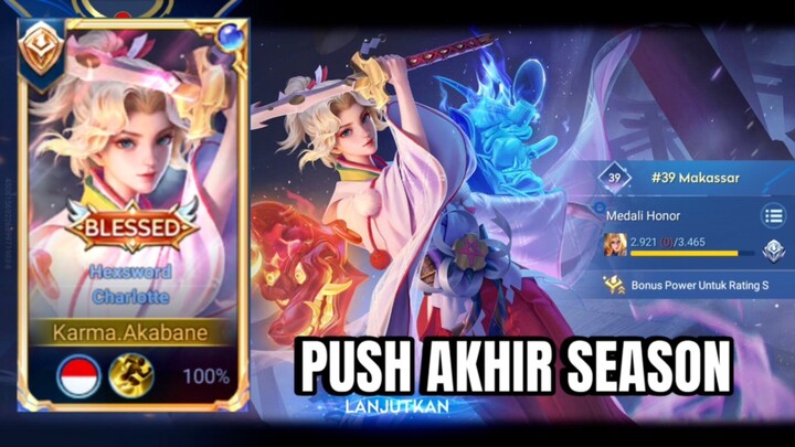PUSH AKHIR SEASON