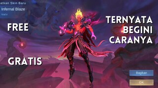 TERNYATA BEGINI CARANYA | TUTORIAL DAPAT SKIN LEGEND VALIR GRATIS | Mobile Legends Bang Bang