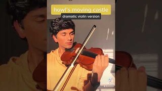 howl’s moving castle (violin version) #shorts