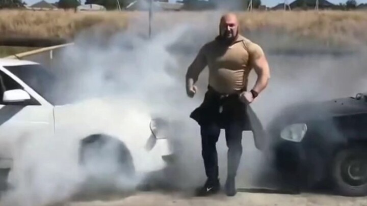 Chechen Hunk Takes on an Intense Challenge