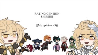 RATING GENSHIN SHIPS!! || Valentines post? || Quick pace || Read Desc