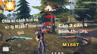 [Free Fire] Chia Sẽ Cách Bắn Và Xử Lý ShotGun M1887 Hiệu Quả Cân 3 Cân 4