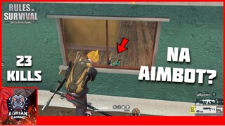 SOLO SQUAD : AIMBOT MOMENTS! 23 SQUAD KILLS! [ ROS GAMEPLAY ]