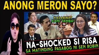 KAPAPASOK LANG : GRABE TO! NABULABOG ANG SENADO SA PASABOG NI SEN ROBIN RISA NA-SHOCKED REACTIONVIDI