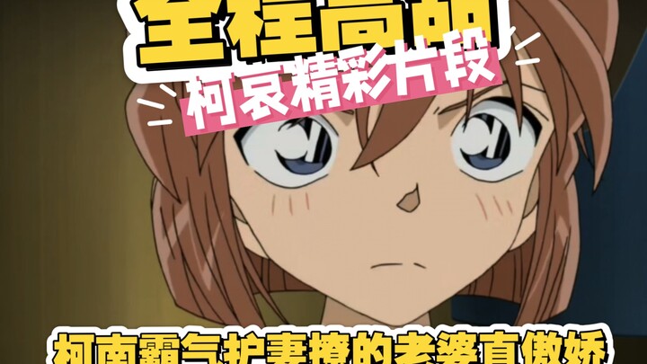 Kudo-Agasa's heavenly translation, Conan fiercely protects his wife!