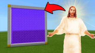 Minecraft Pe How To Make a Portal To The Jesus Dimension - Mcpe Portal To The Jesus!!!