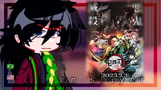 Hashiras react to 3 season Demon Slayer/ Spoilers/ Gacha Club