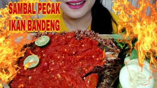 ASMR SAMBAL PECAK IKAN BANDENG  |  COLLAB WITH ELF ASMR  | ASMR MUKBANG INDONESIA | EATING SOUNDS