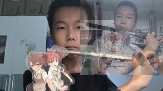 [Flute × Bamboo Flute × Xiao × Thumb Piano] Railgun dengan banyak alat musik!