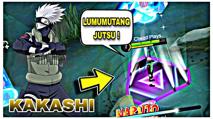 KAKASHI HATAKE in Mobile Legends 😳😱 LUMUMUTANG HAHAHAH 😩