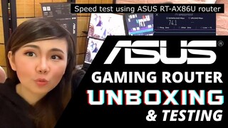 Unboxing ASUS RT-AX86U | Legit super fast dual-band gaming router!!!