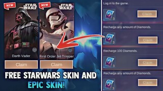 NEW STARWARS EVENT 2023! GET FREE EPIC SKIN AND STARWARS SKIN + MORE REWARDS! | MOBILE LEGENDS 2023