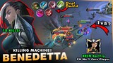 OVERPOWER BUILD AND DEADLY SKILL COMBO! BENEDETTA BEST BUILD AND GAMEPLAY by BREN KarlTzy ~ MLBB