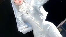 Cosplay Nun white