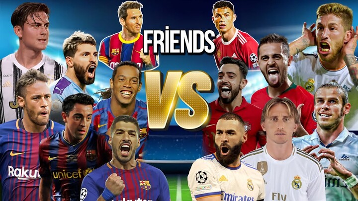 Messi's Friends 🆚 Ronaldo's Friends 🔥💪 (Neymar,Suarez,Benzema,Bale,Xavi)