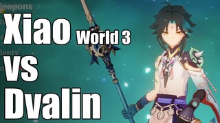 Xiao(World 3) VS  Dvalin! [Genshin Impact]