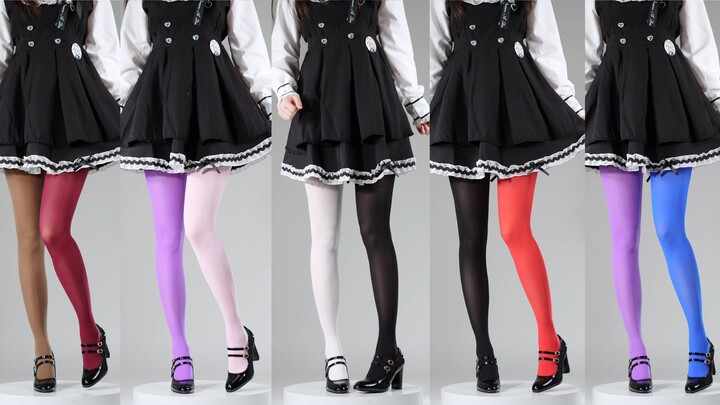 Perbandingan hasil coba pakai kaos kaki dengan kombinasi warna berbeda [Bouncing]