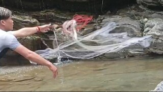 cast net fishing in Nepal | asala fishing | himalayan trout fishing |