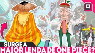SURGE UMA DAS MAIORES LENDAS DO MUNDO DE ONE PIECE -  GARP VS BARBA NEGRA - ONE PIECE 1071