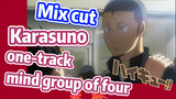 [Haikyuu!!]  Mix cut |  Karasuno one-track mind group of four