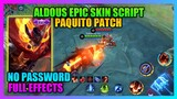 Aldous Blazing Force Skin Script NO PASSWORD | Full Effects and Sound effects