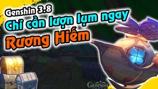 GI | Chỉ cần lượn có ngay 1 Rương Hiếm, 1 Cao Cấp, 1 Thường | Ảo Cảnh Veluriyam Genshin Impact 3.8