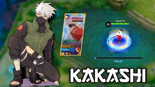 KAKASHI HATAKE IN MOBILE LEGENDS 😳😳 [ NARUTO × MLBB SKIN COLLABORATION ]