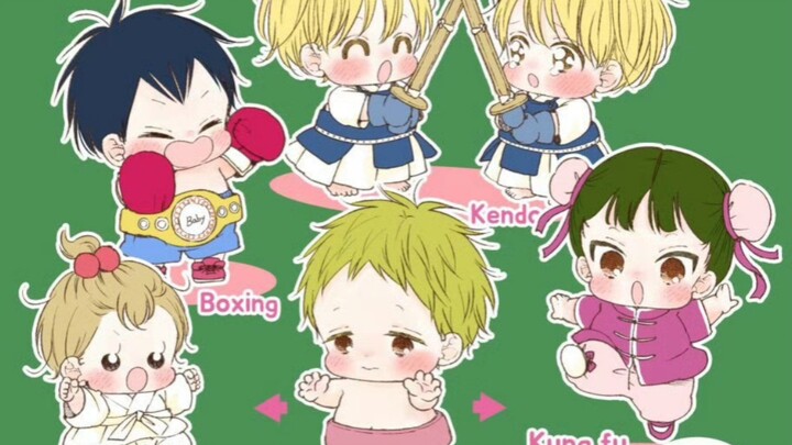 [Gakuen Daddy] Episode 145 Learning Karate with the Twins' Grandfather Wow! Huh!