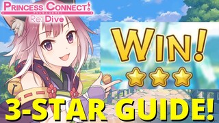 EASY 3 STARS GLOBAL TEAM GUIDE!!! STRONGEST QUEST/DUNGEON TEAM BUILD?! (Princess Connect! Re:Dive)