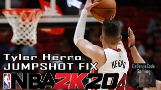 Tyler Herro Jumpshot Fix NBA 2K20