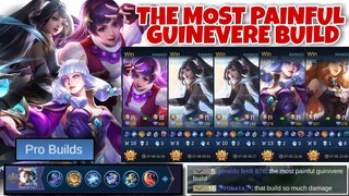 THE MOST PAINFUL GUINEVERE BUILD! | AUTO WINSTREAK | EMBLEM SETUP | MOBILE LEGENDS