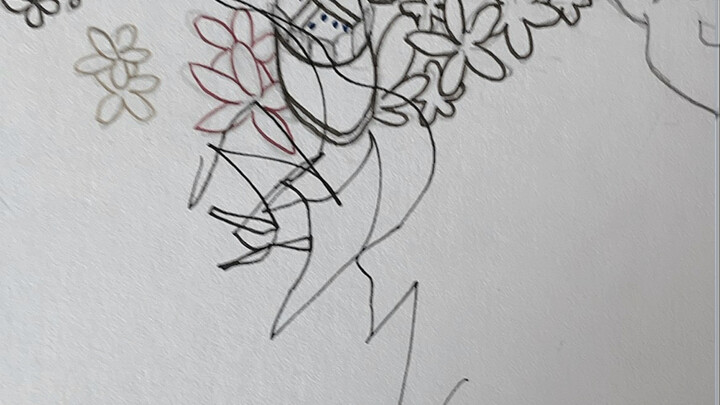 My script got scribbled all over by my little brother…