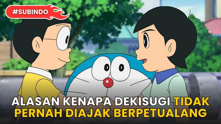 2 Alasan kenapa Dekisugi tidak pernah diajak berpetualang | Doraemon Sub Indo