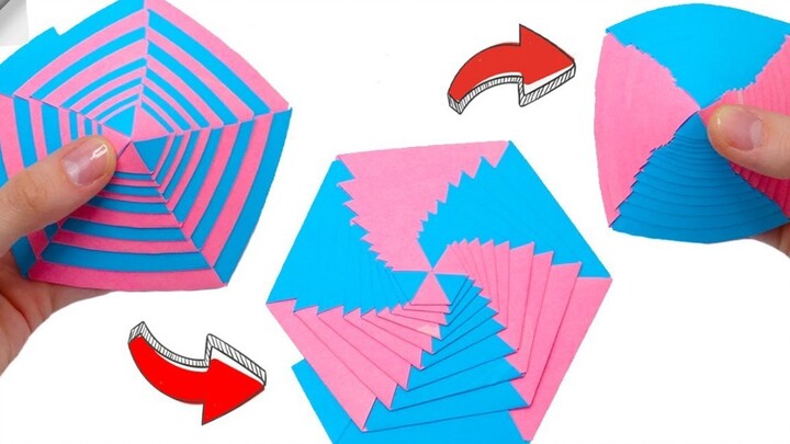 A fun and interesting deformed origami toy. .