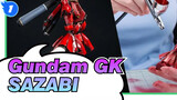[Gundam GK] ENG / SAZABI Scene-Making / Bandai_1