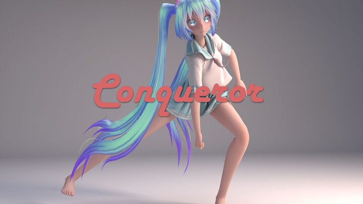 [C4D/fabric/real skin] Sailor suit Hatsune dancing Conqueror in the studio