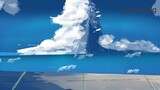 speedpaint pemandangan awan Ibis paint